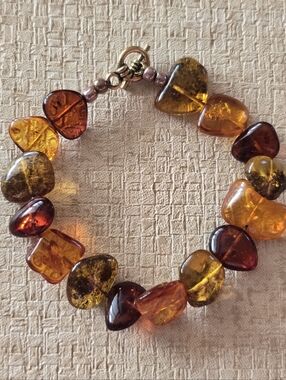 Baltic Amber Beaded Bracelet